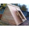 Простой деревянный домик для колодца